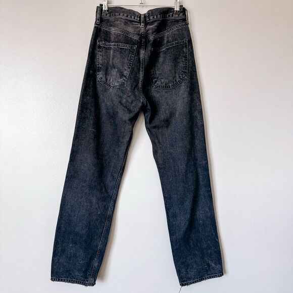 Agolde Black 90's Jean Distressed Size 25 - Picture 4 of 9